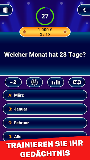 Millionär: Trivia & IQ-Test Screenshot