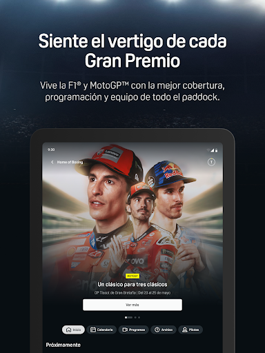 Captura de pantalla de DAZN - Deportes en Directo