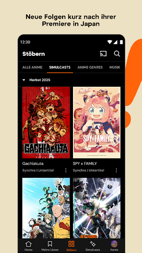 Crunchyroll: Anime-Streaming Screenshot