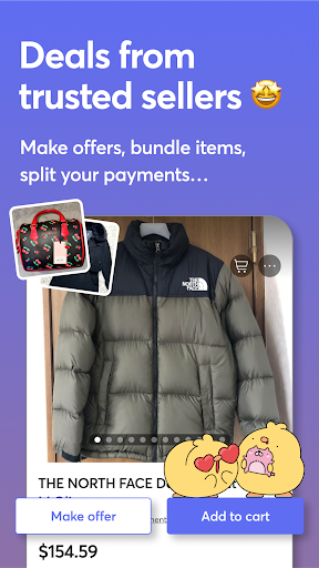 Captura de pantalla de Mercari: Buy and Sell App