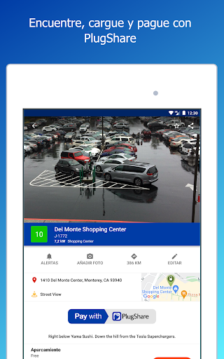 Captura de pantalla de PlugShare