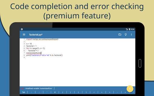 Pydroid 3 - IDE for Python 3 screenshot