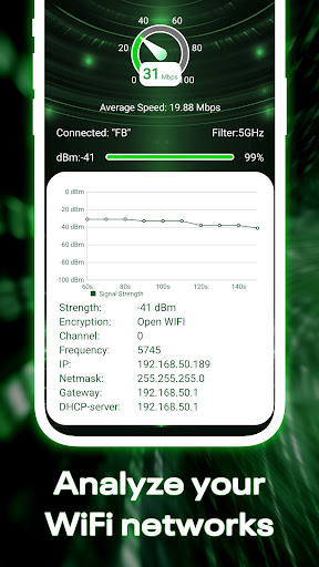Analyze WiFi Launcher screenshot