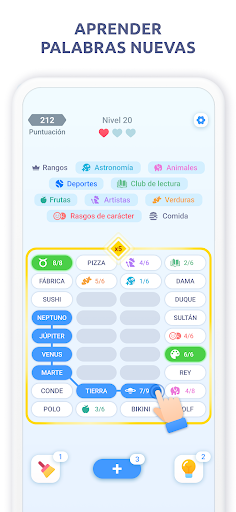 Captura de pantalla de Associations - Juego Palabras