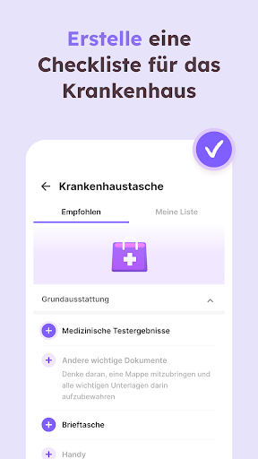 Schwangerschafts-App - Momly Screenshot