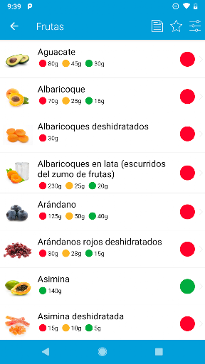Captura de pantalla de Monash University FODMAP diet