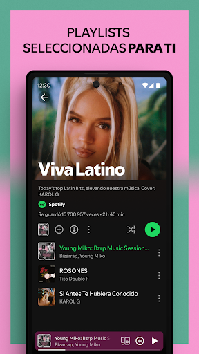 Captura de pantalla de Spotify: app música y podcasts