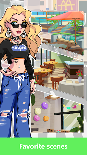 Captura de pantalla de Vlinder Story: Dress up & Spa