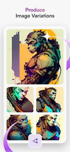 Captura de pantalla de starryai - AI Art Generator