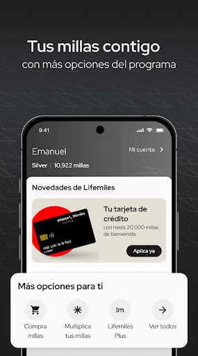 Captura de pantalla de avianca