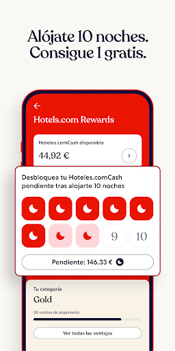 Captura de pantalla de Hoteles.com: ¡hoteles y más!