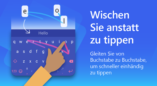 Microsoft SwiftKey KI-Tastatur Screenshot