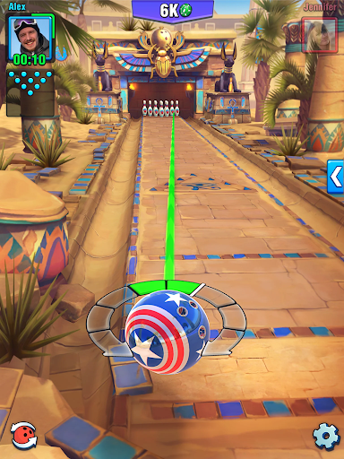Captura de pantalla de Bowling Crew — boliche en 3D