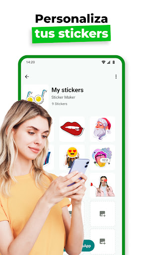 Captura de pantalla de Crear stickers - WAStickerApps