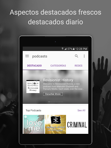 Captura de pantalla de Podcast Radio Música- Castbox