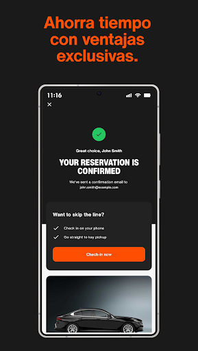 Captura de pantalla de SIXT rent. share. ride. plus.