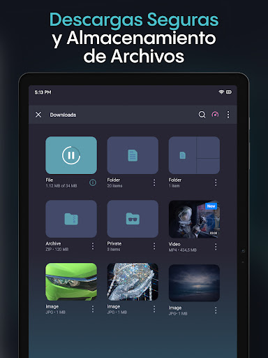 Captura de pantalla de Aloha Navegador Privado - VPN