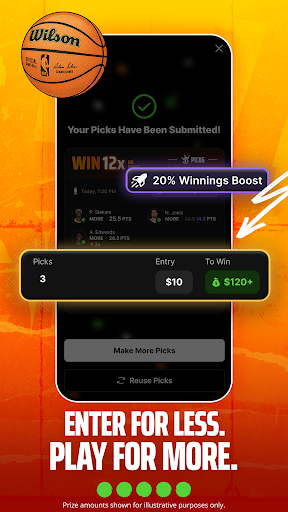 Pick6 DraftKings Sports Picks screenshot