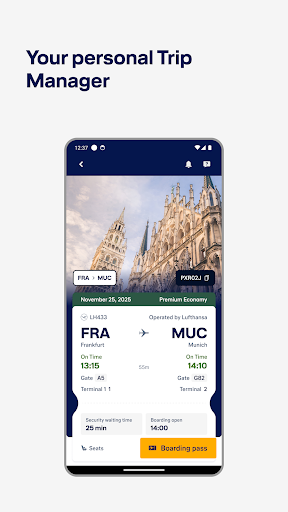 Captura de pantalla de Lufthansa
