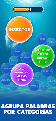 Captura de pantalla de Bubble Word Jam
