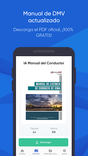 Captura de pantalla de DMV Prueba de Práctica 2026
