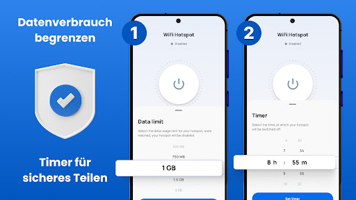 Tragbarer Mobiler WIFI hotspot Screenshot