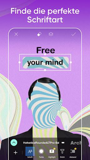 Picsart Bilder bearbeiten AI Screenshot