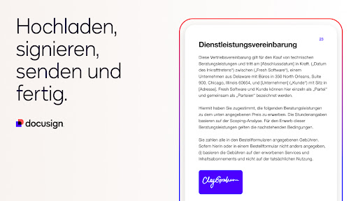 Docusign – Digitale Signature Screenshot