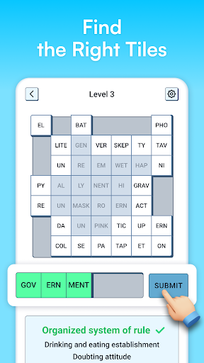 Syllatiles - Word Puzzle Game screenshot