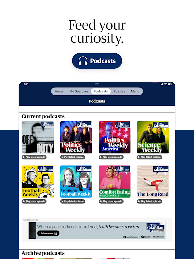 Captura de pantalla de The Guardian - UK & World News