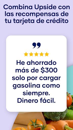 Captura de pantalla de Upside - Cash back fácil