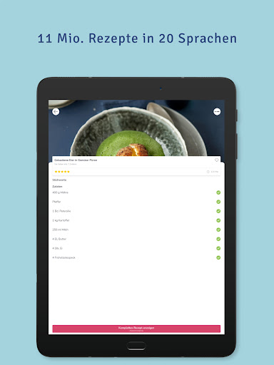 Supercook-Rezeptgenerator Screenshot
