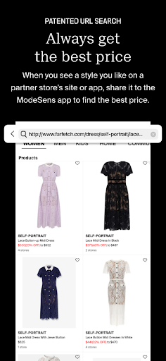 ModeSens: Purchase Assistant screenshot