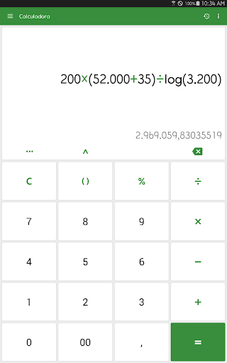 Captura de pantalla de ClevCalc - Calculadora