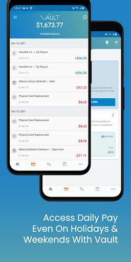 Captura de pantalla de Veryable: Work. Next Day Pay