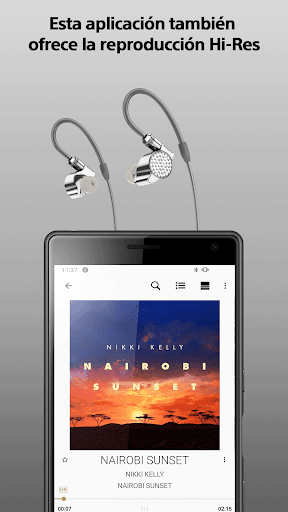 Captura de pantalla de Sony | Music Center