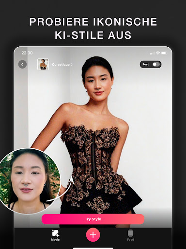 Glam AI Video & Foto Erstellen Screenshot