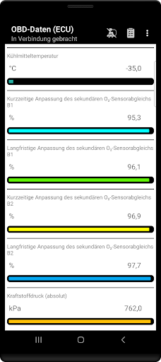 Tor OBD2 Diagnose Screenshot