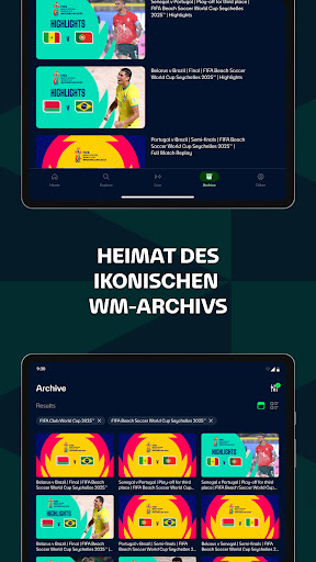 FIFA+ | Fußball live streaming Screenshot