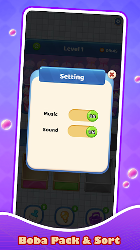 Boba Pack & Sort Screenshot