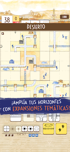 Captura de pantalla de Railroad Ink Challenge