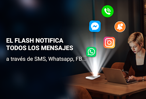 Captura de pantalla de Flash Alert & Led Flashlight
