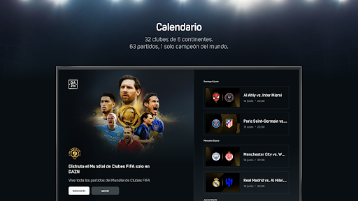 Captura de pantalla de DAZN - Deportes en Directo