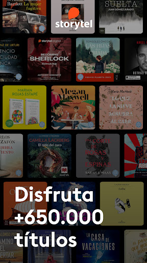 Captura de pantalla de Storytel: Audiolibros y libros