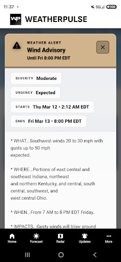 WeatherPulse (WxPulse) screenshot