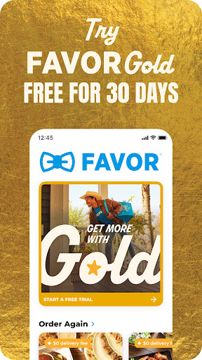 Captura de pantalla de Favor: Texas Food Delivery