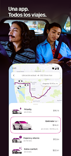 Captura de pantalla de Lyft