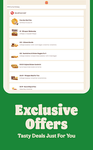 Captura de pantalla de BURGER KING® App