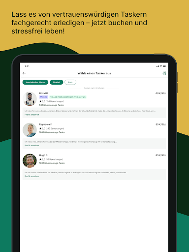 Taskrabbit - Handwerker & Mehr Screenshot