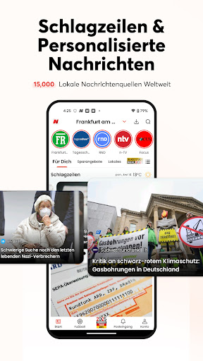 Opera News: lokale Nachrichten Screenshot